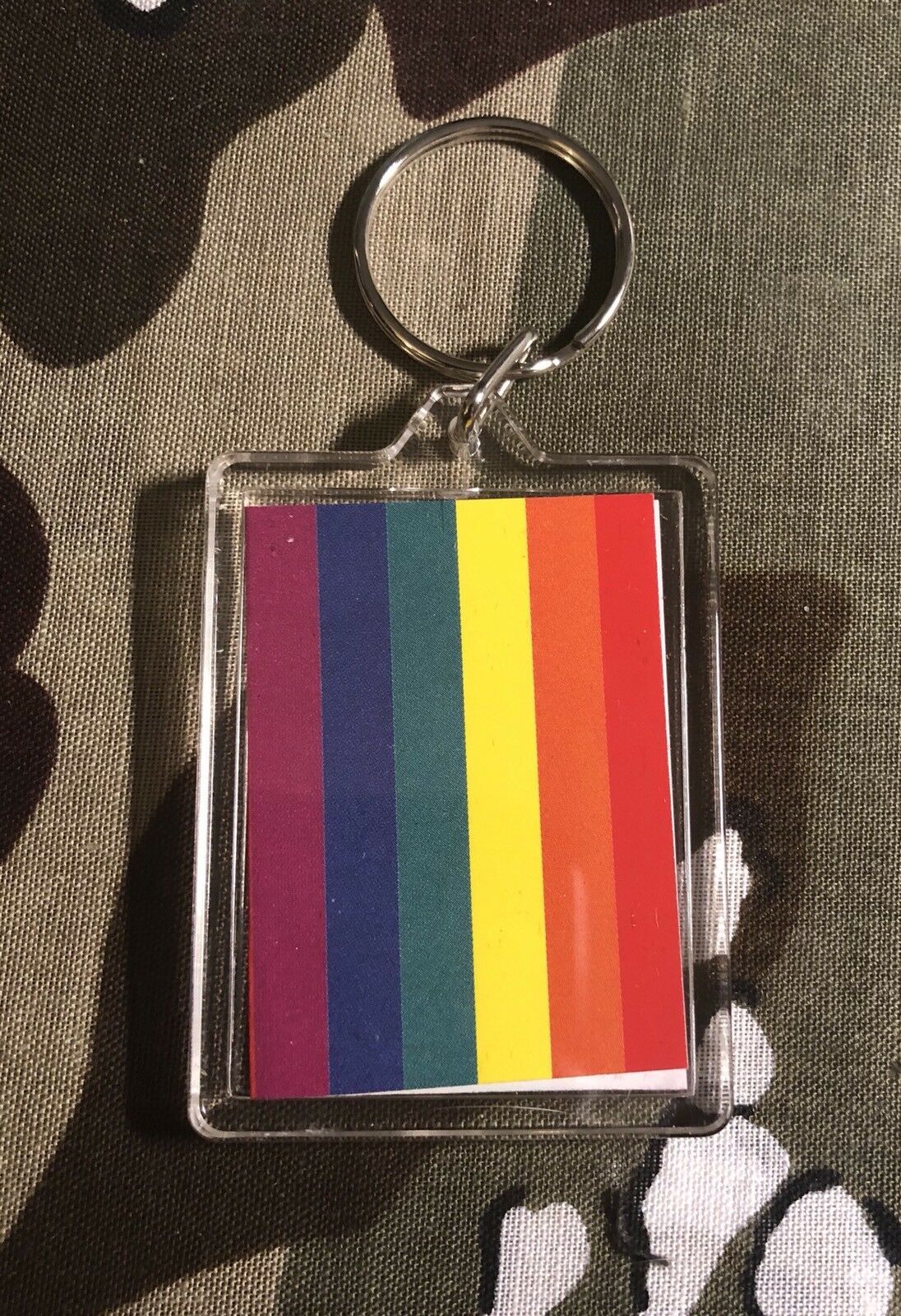 LGBTQ Pride Flag Keychain