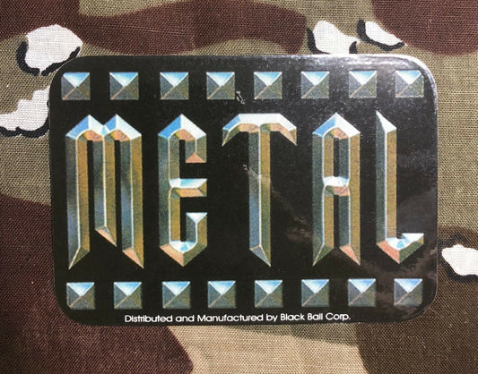 Metal Sticker Large For Heavy Metal Fans Iron Maiden Judas Priest Motorhead