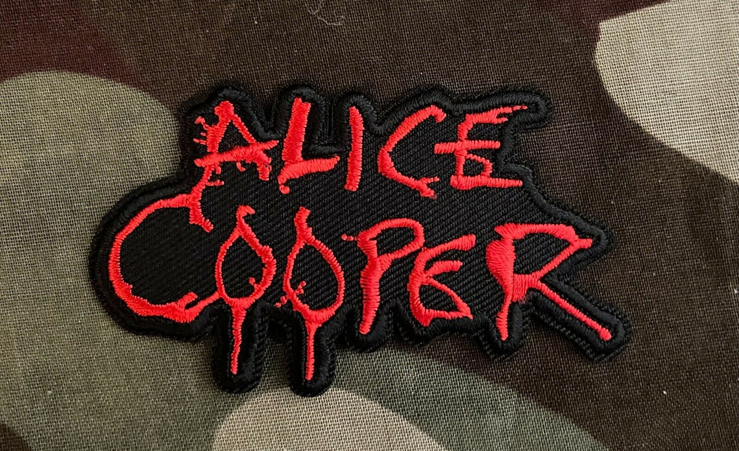 Alice Cooper Logo Embroidered Patch A092P