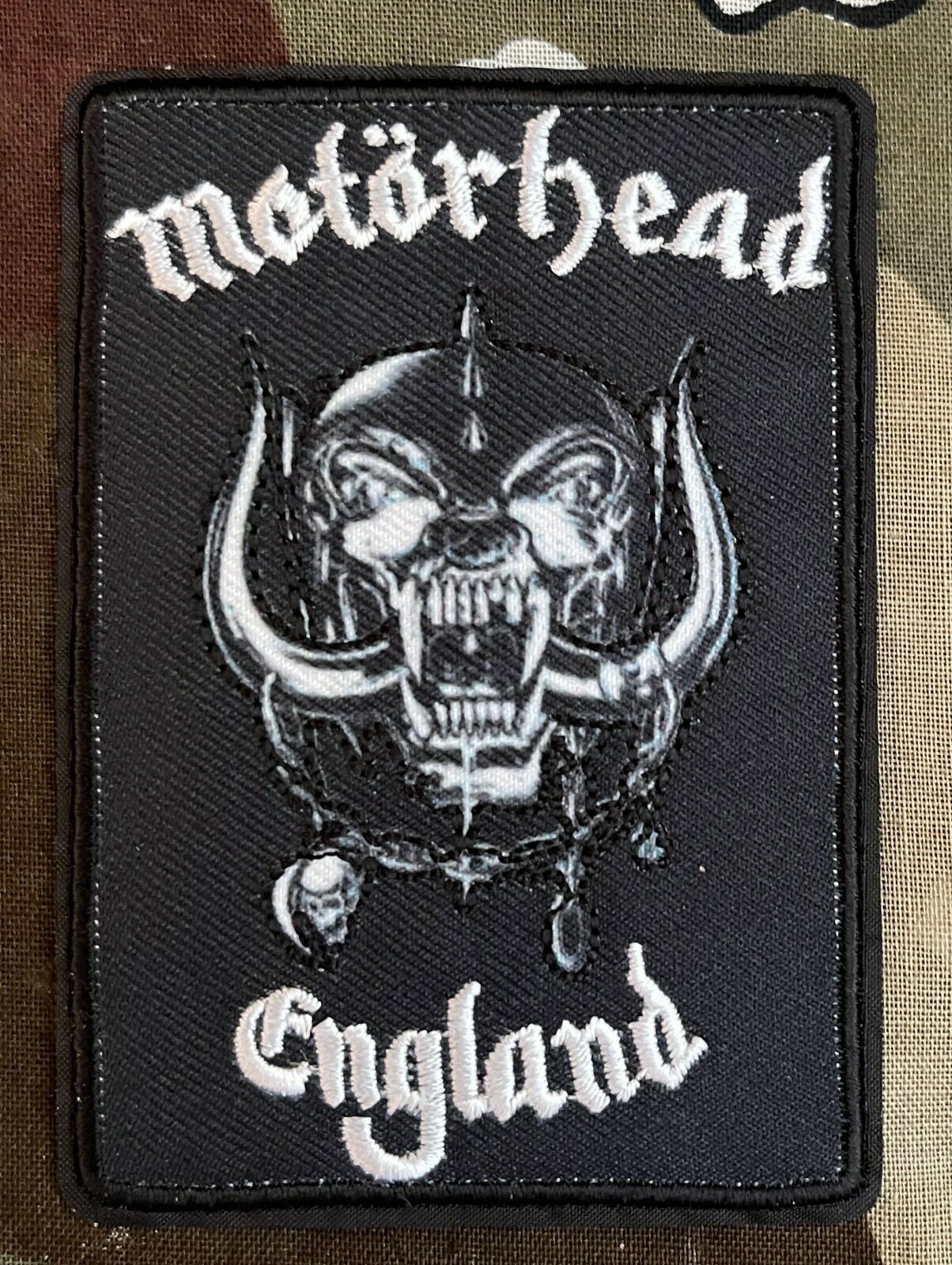 Motorhead England Embroidered Patch M096P Ramones Black Flag