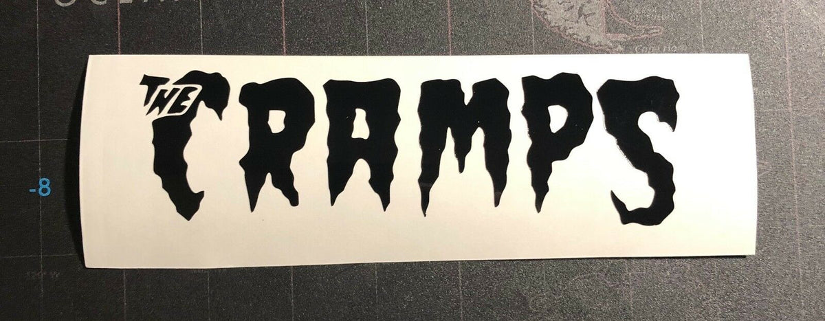 The Cramps Vinyl Transfer Rub On Decal Sticker C006S