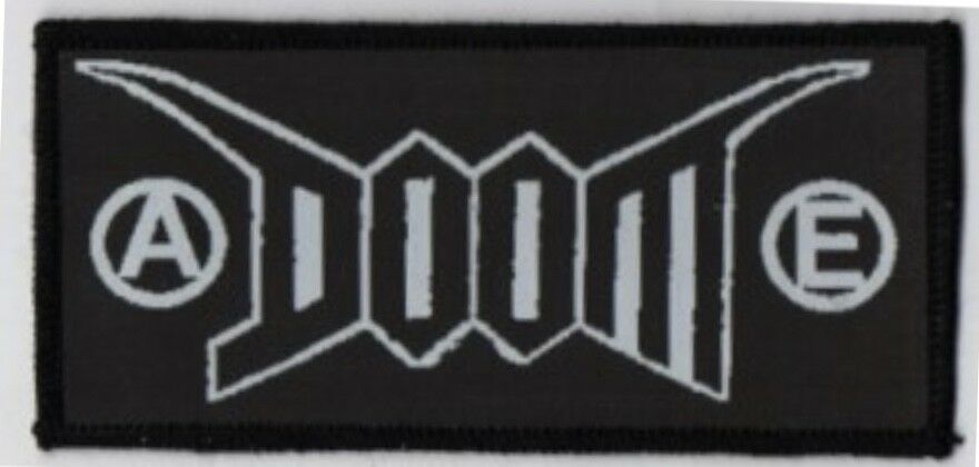 Doom Crust Punk Logo Sublimated Printed Patch D042P