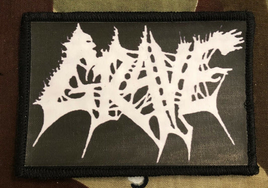 Grave Logo Death Metal Sublimated Printed Patch G022P