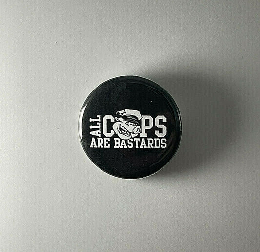 ACAB 1312 F*ck 12 Anti-Fascist 1.25" Button A006B125 Pin Badge