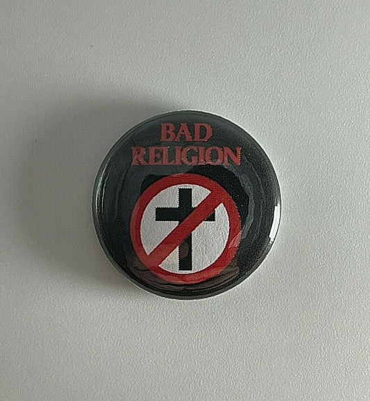 Bad Religion Crossbuster 1” Button B022B Pin Badge