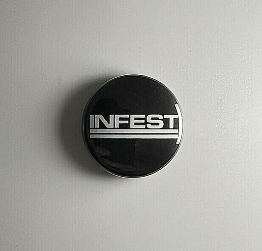 Infest 1” Button I009B Badge Pin