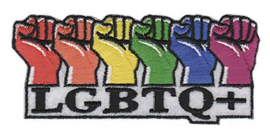 LQBTQ Pride Fist Resist Embroidered Patch L003P