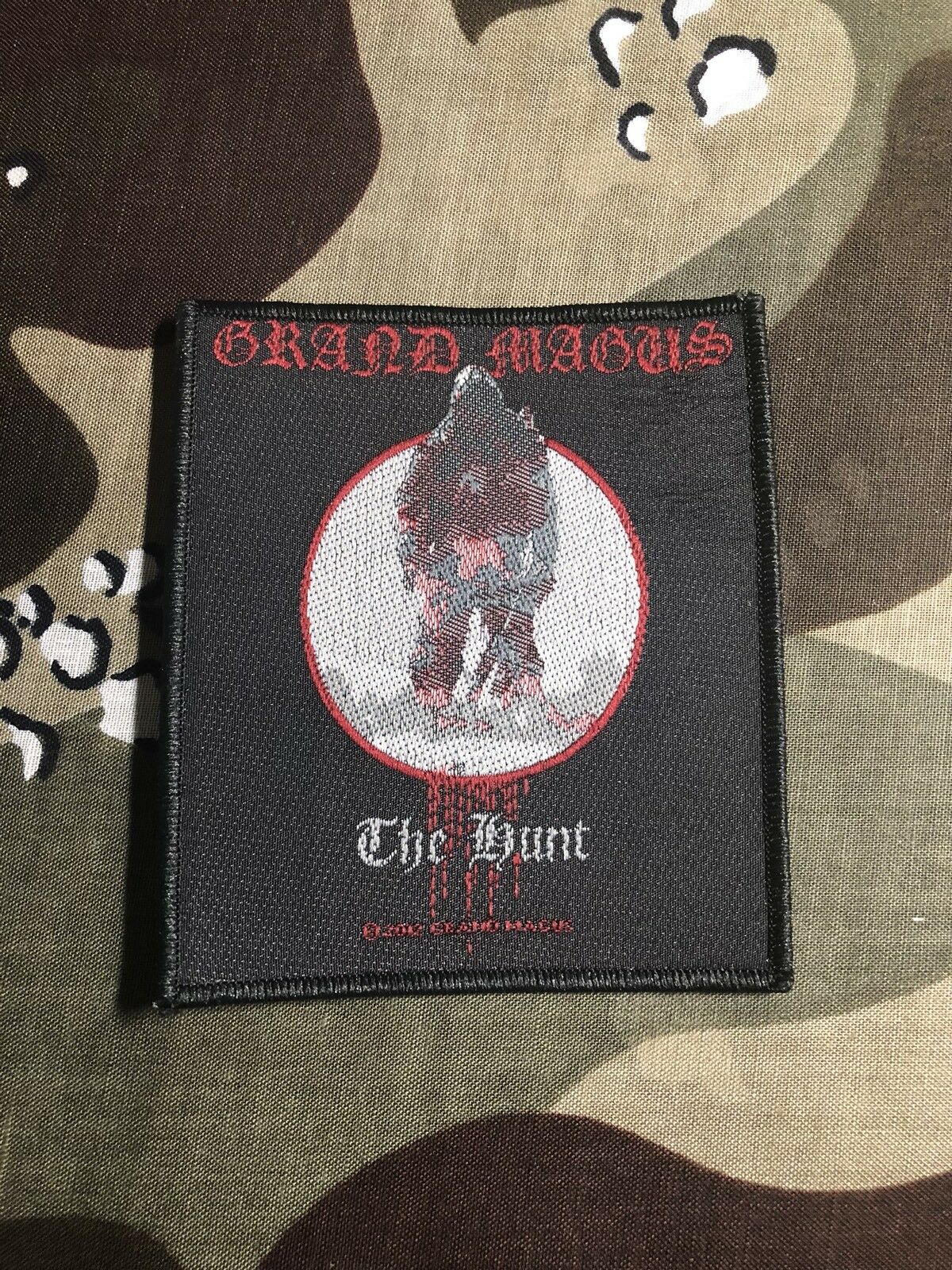 Grand Magus The Hunt Woven Patch G007P