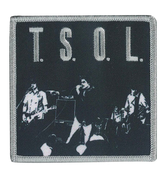 T.S.O.L. True Sounds Of Liberty TSOL Embroidered/Woven Patch T022P