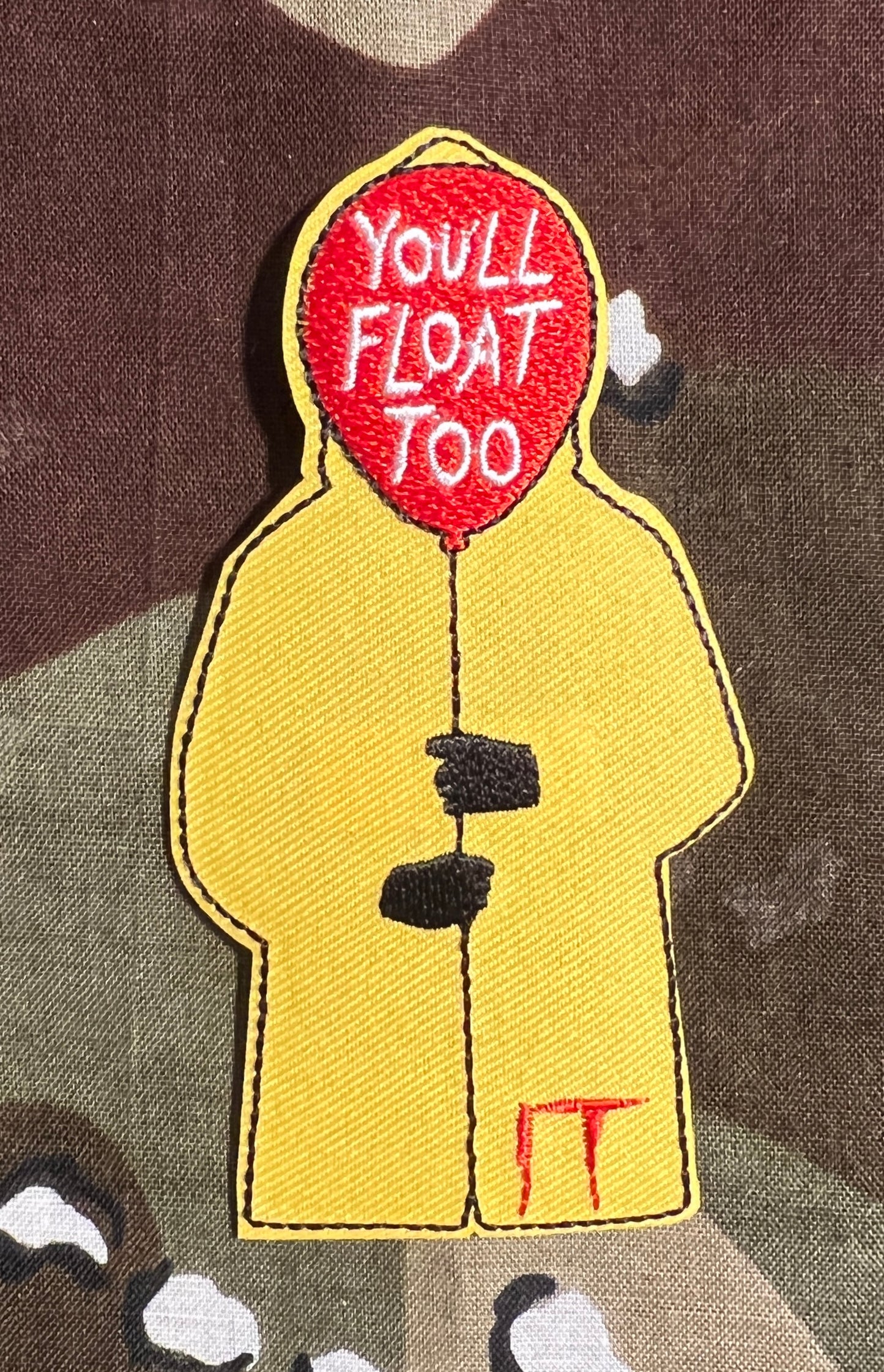IT Official Embroidered Patch Pennywise Stephen King I036P
