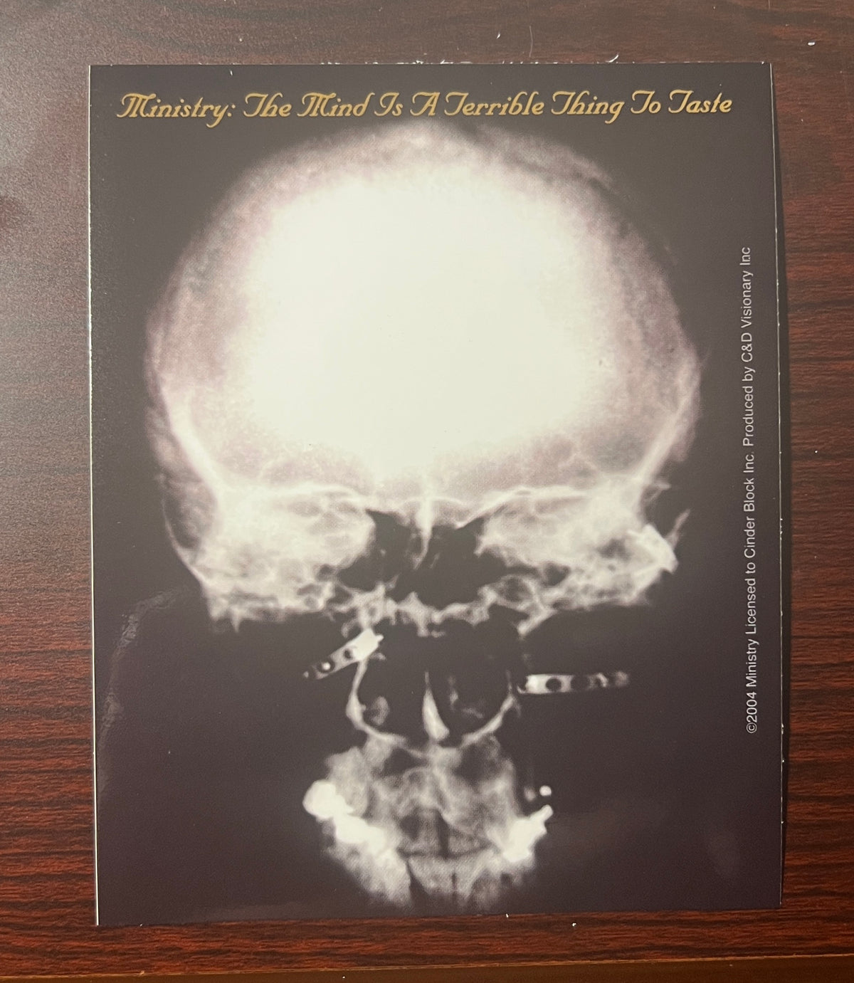 Ministry The Mind Is A Terrible Thing To Taste Sticker M022S