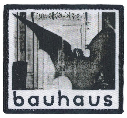 Bauhaus Goth Bat Embroidered/Woven Patch B022P