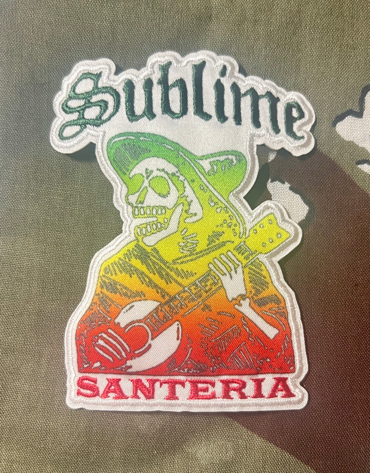 Sublime Santeria Official Embroidered/Woven Patch S065P
