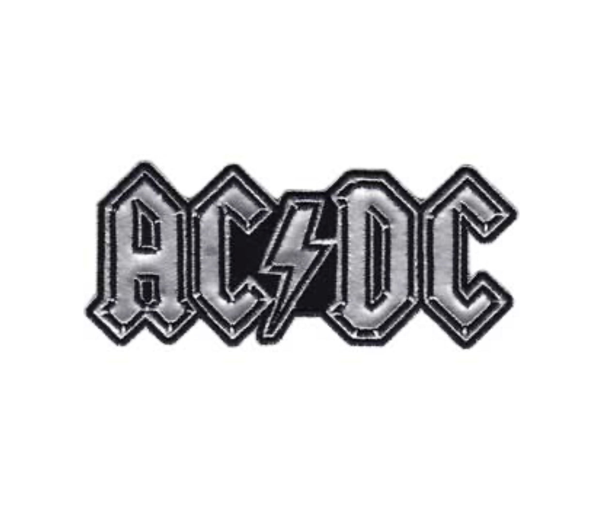 AC/DC Embroidered Glitter Patch A032P