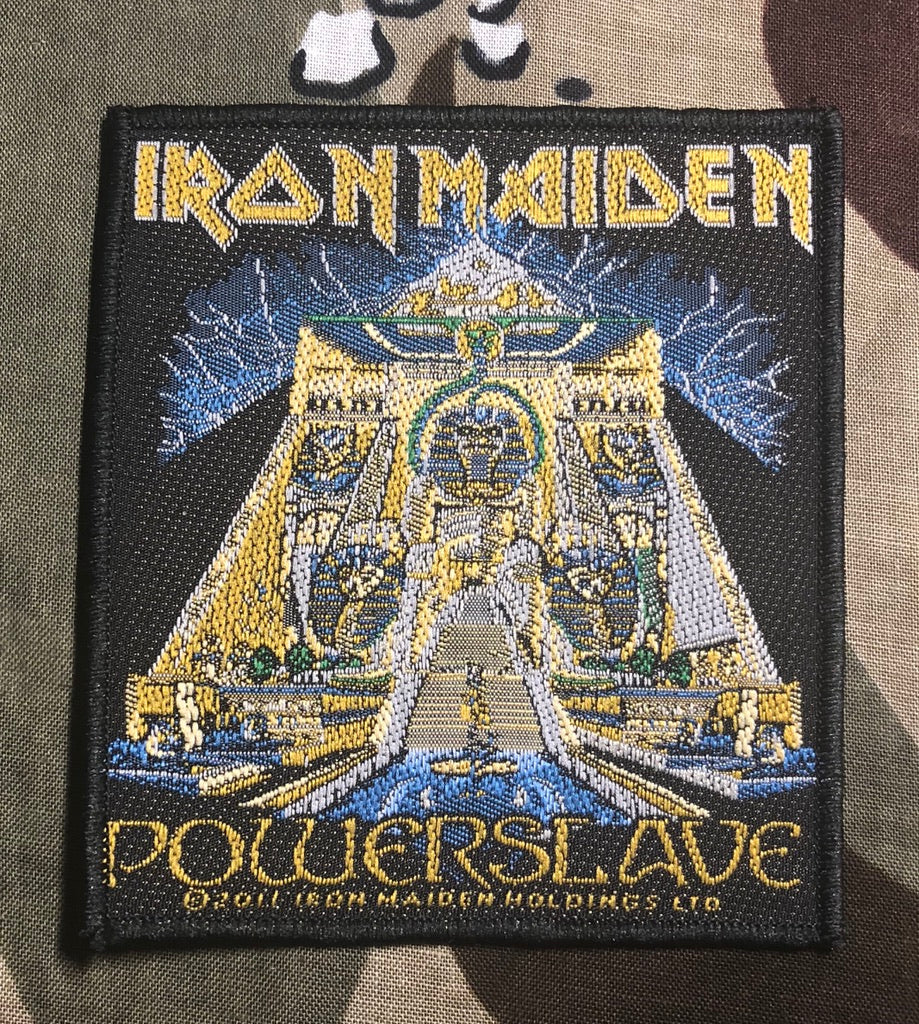 Iron Maiden Powerslave Woven Patch I010P