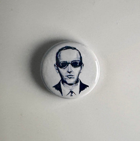 D.B. Cooper DB 1" Button C007B Badge Pin