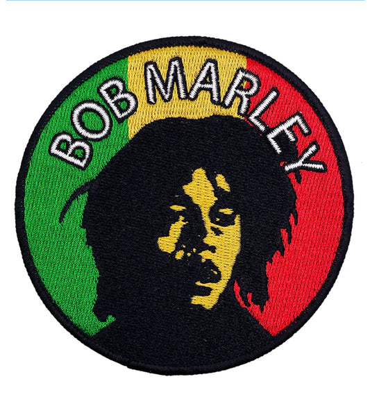 Bob Marley Reggae Embroidered Patch M079P
