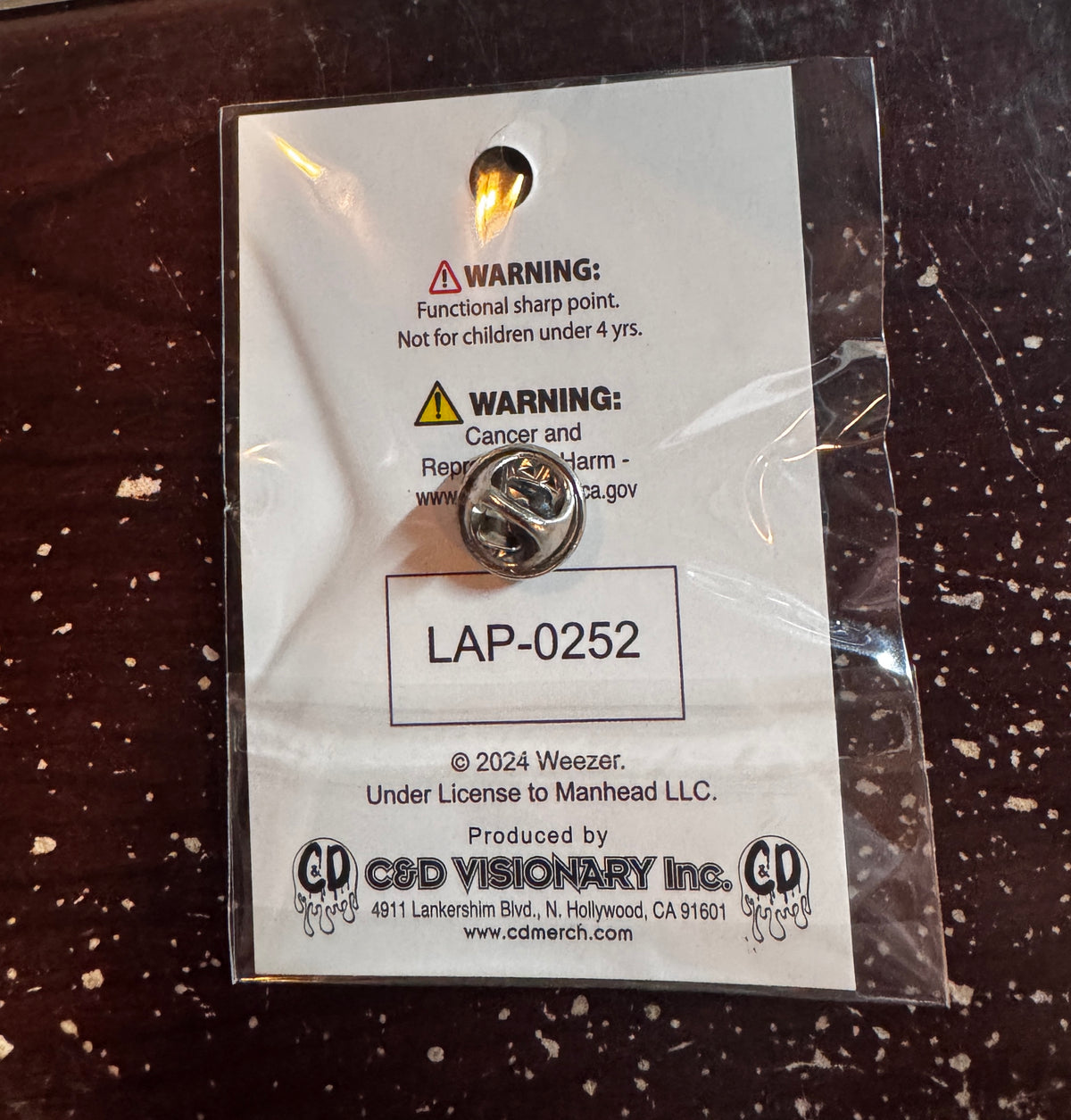 Blondie Enamel Lapel Pin B014PC