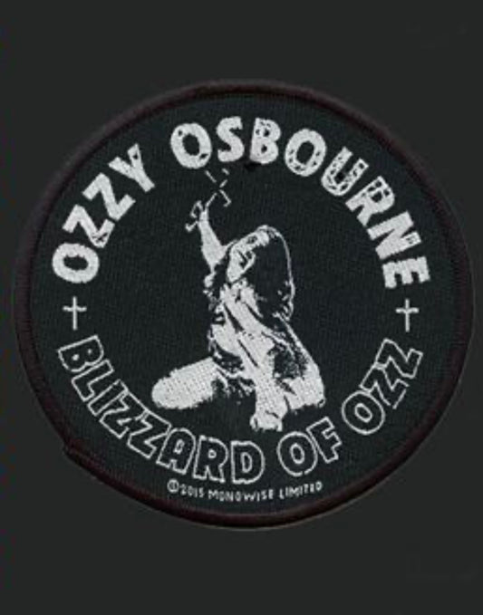 Ozzy Osbourne Blizzard of Ozz Woven Patch O011P