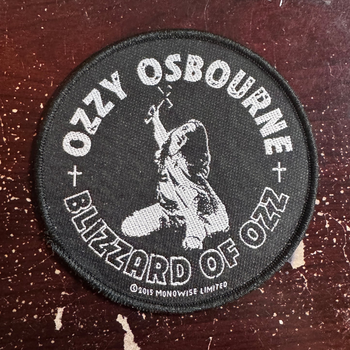 Ozzy Osbourne Blizzard of Ozz Woven Patch O011P