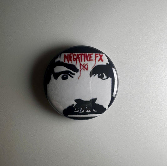 Negative FX Hardcore Straight Edge 1" Button N017B Badge Pin