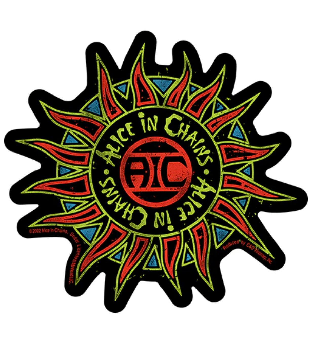 Alice In Chains Sun Official Sticker A012S