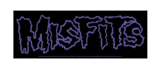 Misfits Purple Logo Regular Sticker M041S