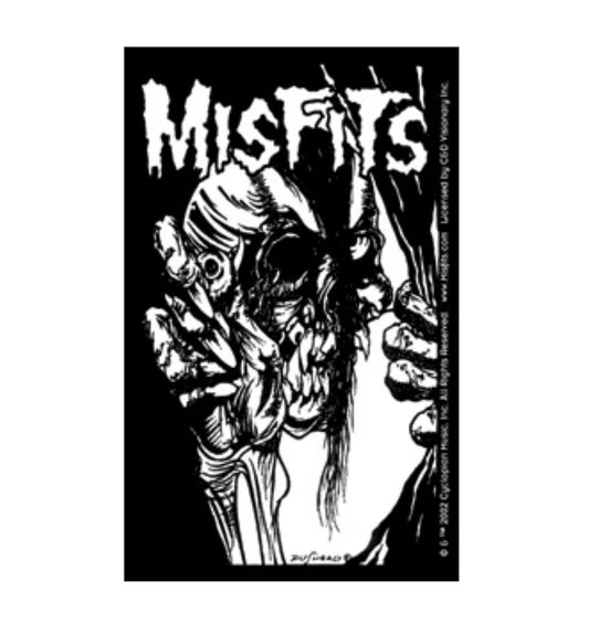 Misfits Pushead Logo Small Sticker M043S