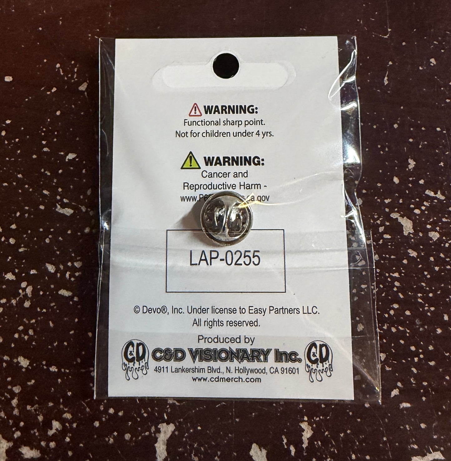 Devo Energy Dome Enamel Lapel Pin D003PC
