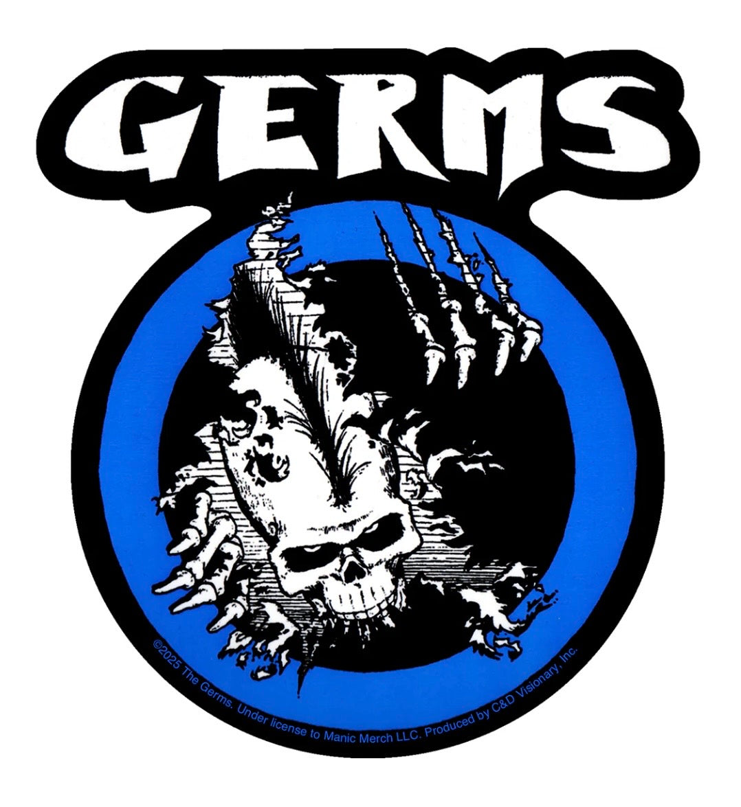 The Germs Punk Rock Sticker G024S