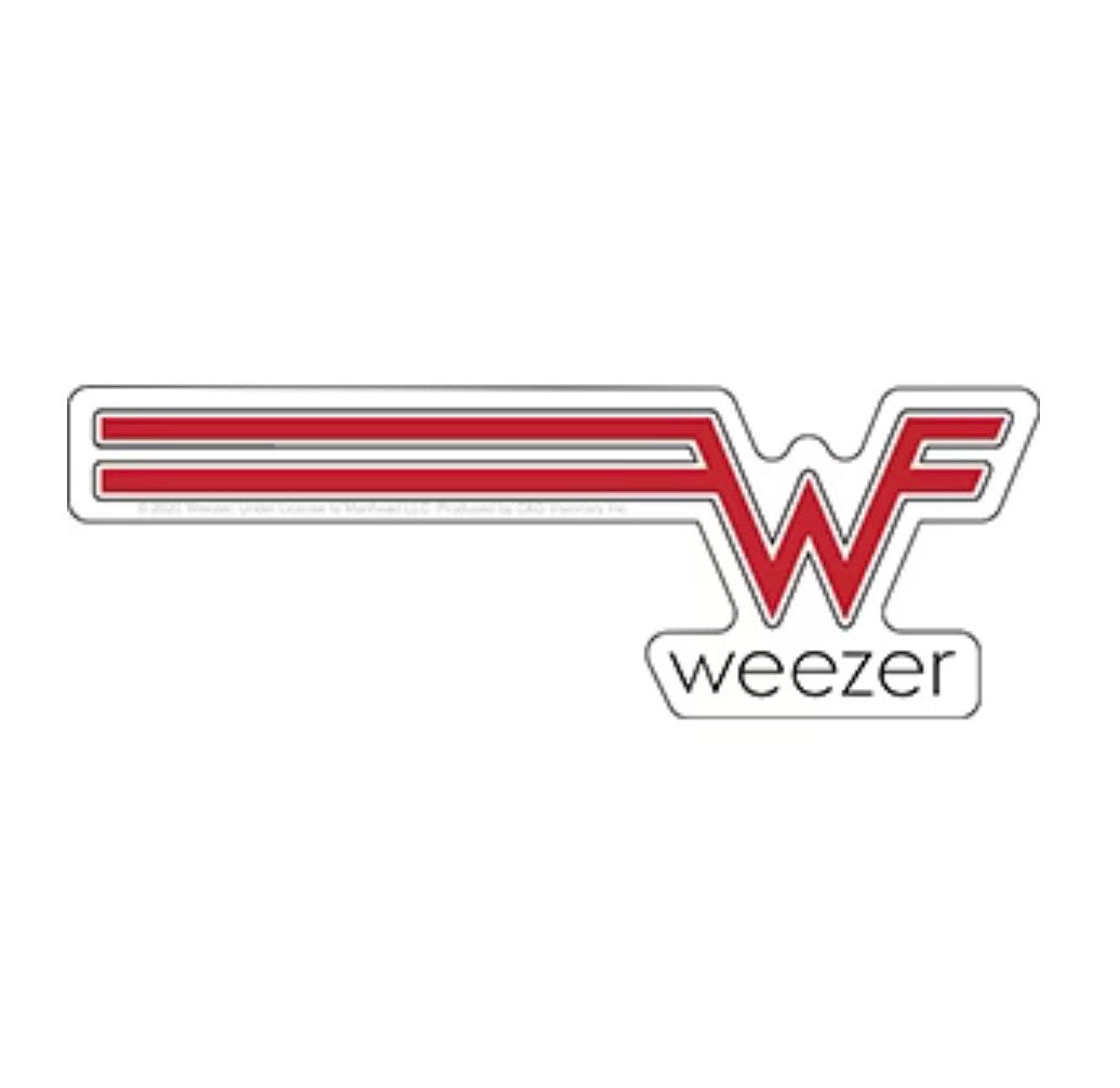 Weezer Official Logo Sticker W001S
