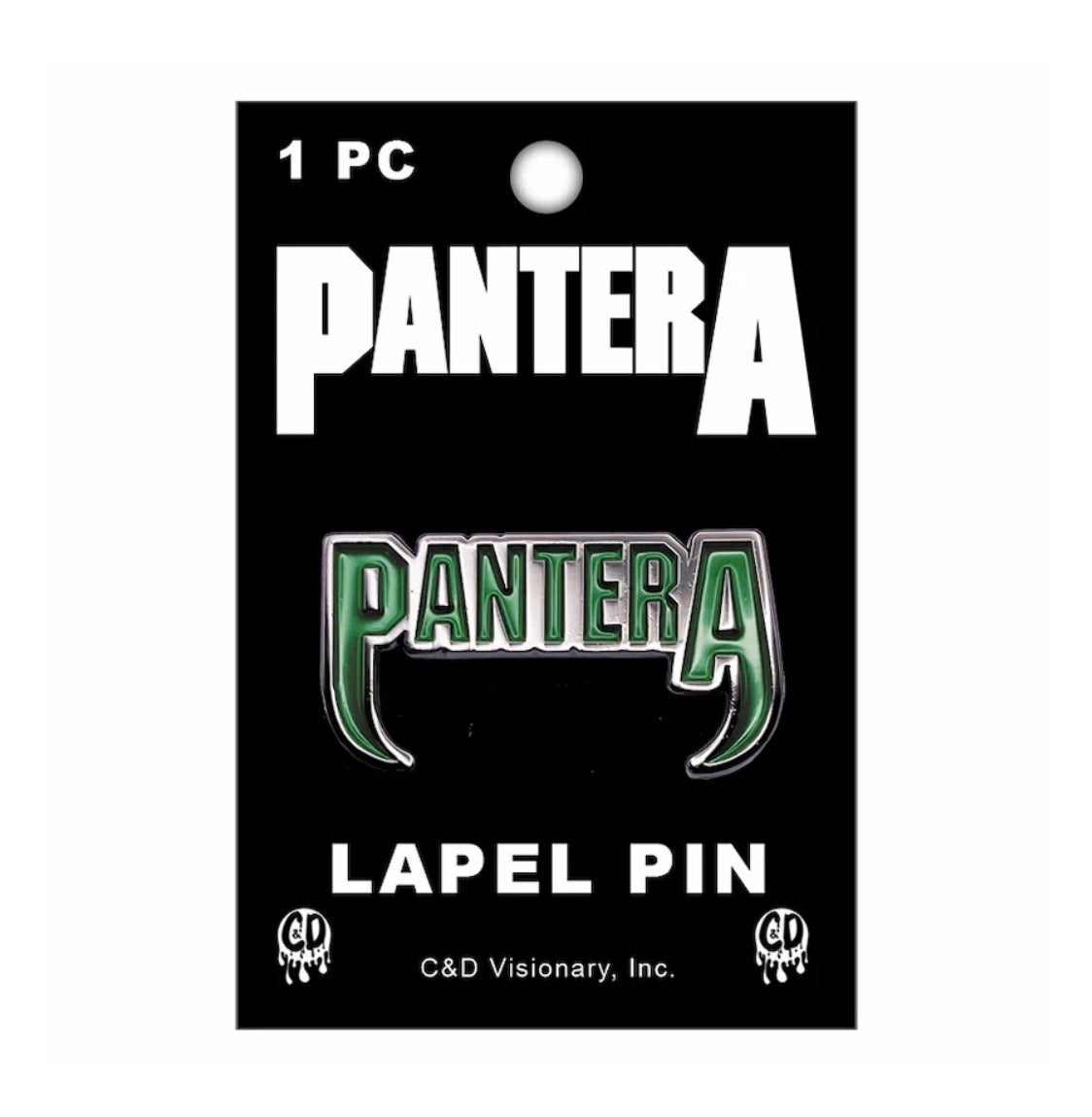 Pantera Enamel Lapel Pin P005PC