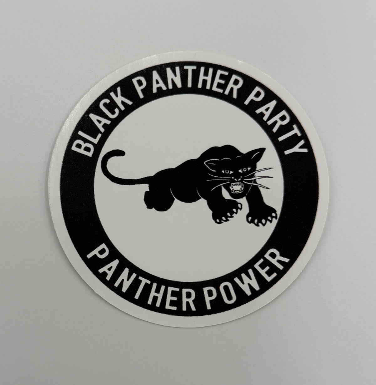 Black Panther Party Panther Power Sticker B001S