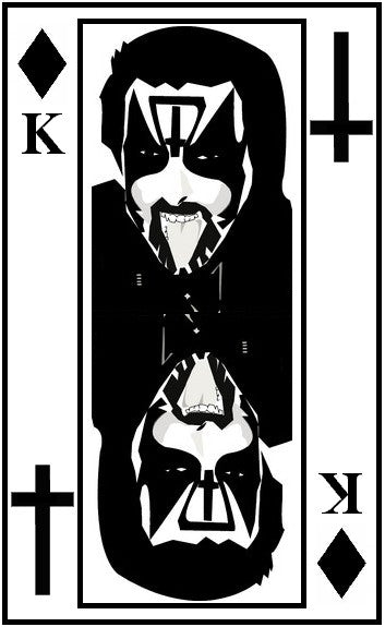 King Diamond Mercyful Fate Sticker K008S