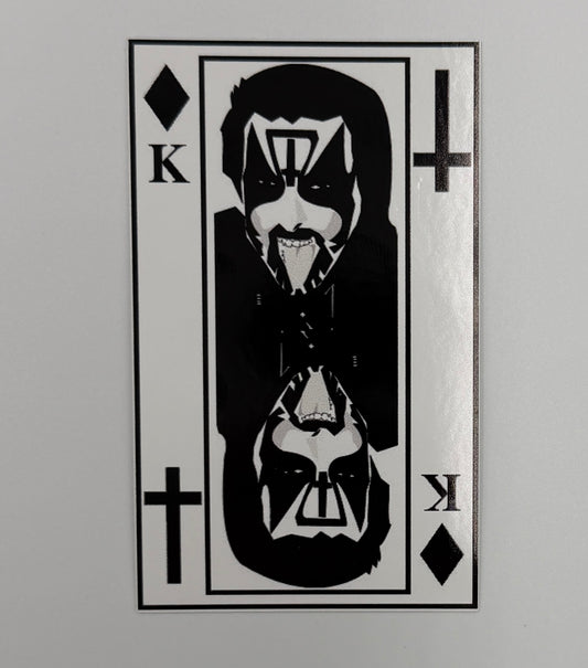 King Diamond Mercyful Fate Sticker K008S