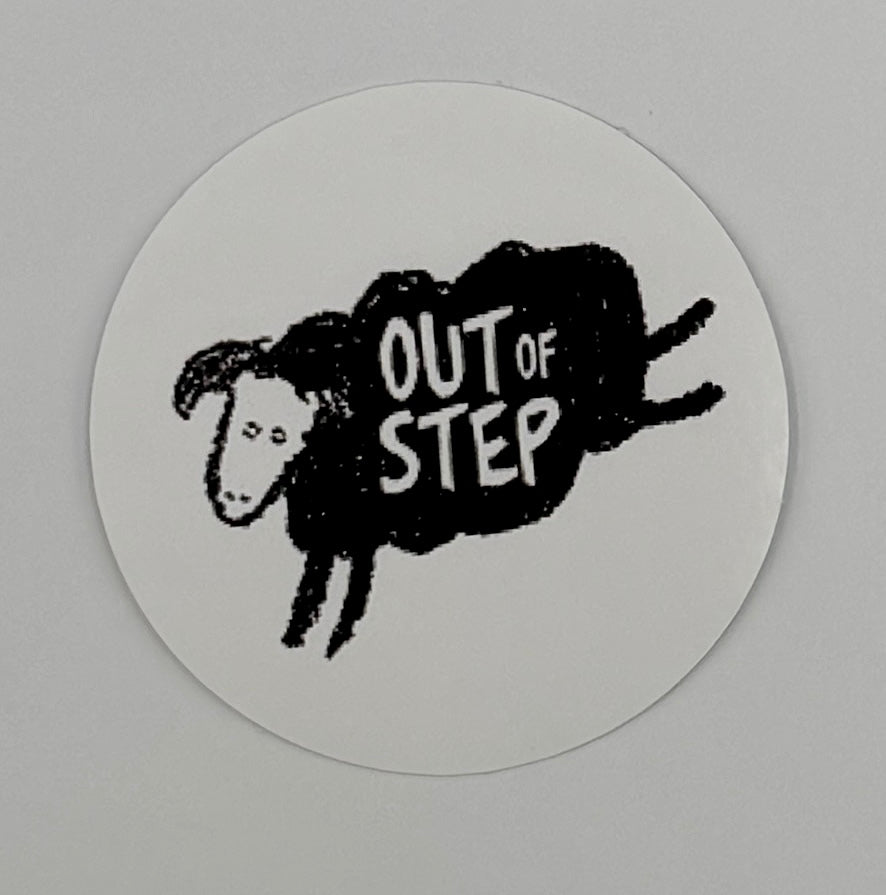 Minor Threat Out Of Step Straight Edge Sticker M046S