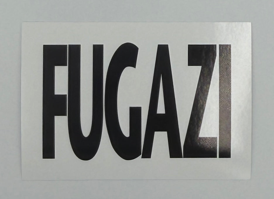 Fugazi Sticker F001S