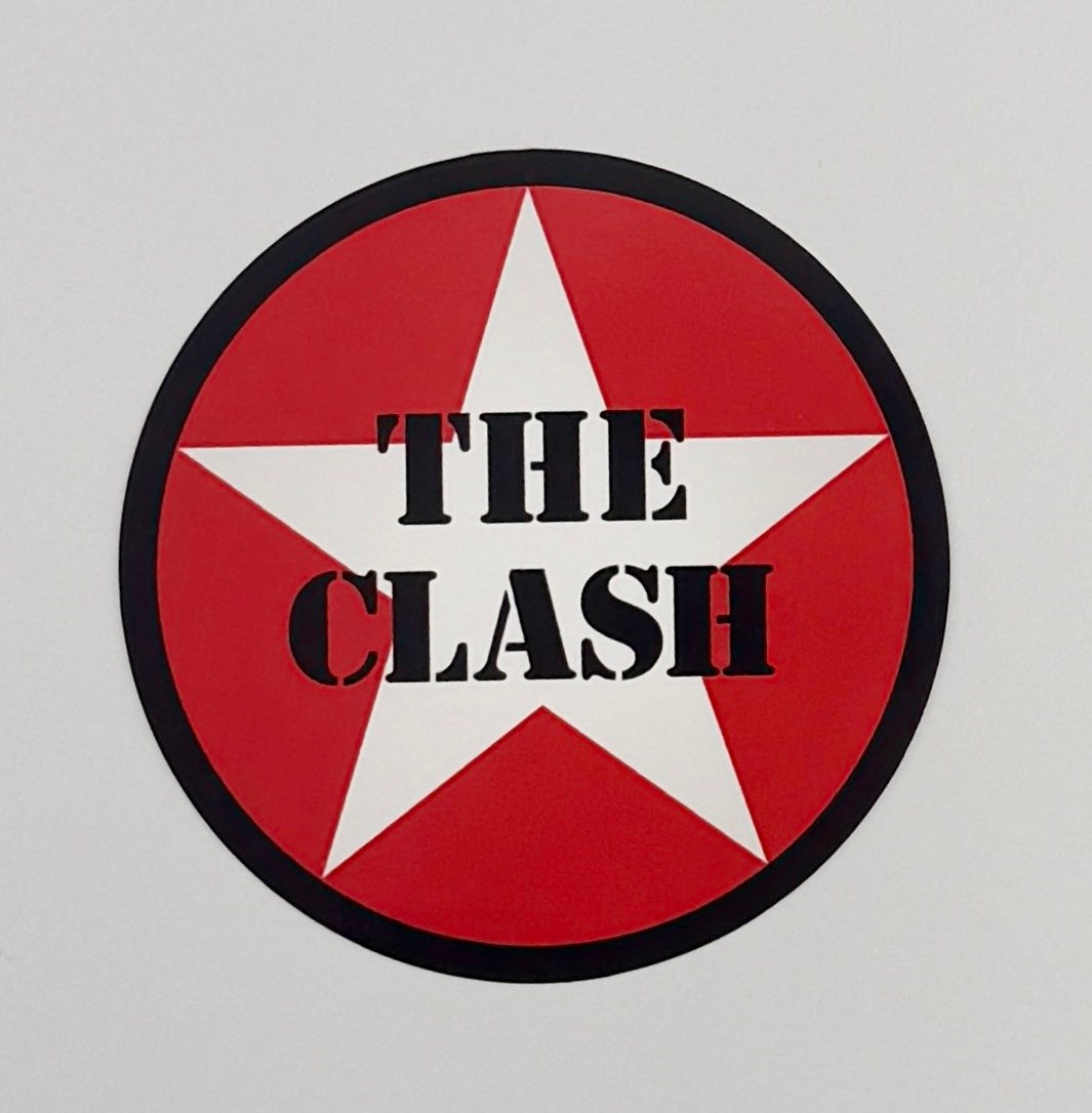 The Clash Star Sticker C010S