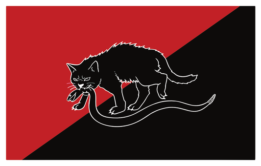 Sabo Cat IWW Antifa Sticker S004S