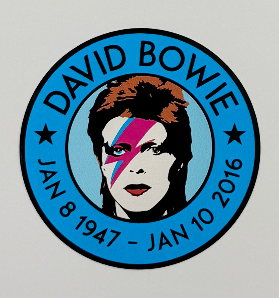 David Bowie Memorial Sticker B041S
