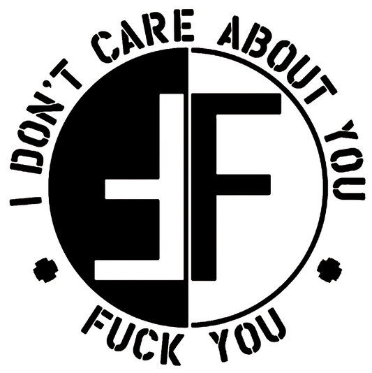 Fear I Don't Care About You Sticker F002S