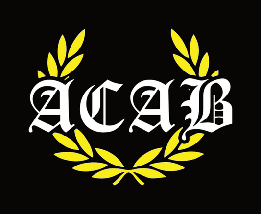ACAB 1312 Fred Perry Antifa Sticker A004S
