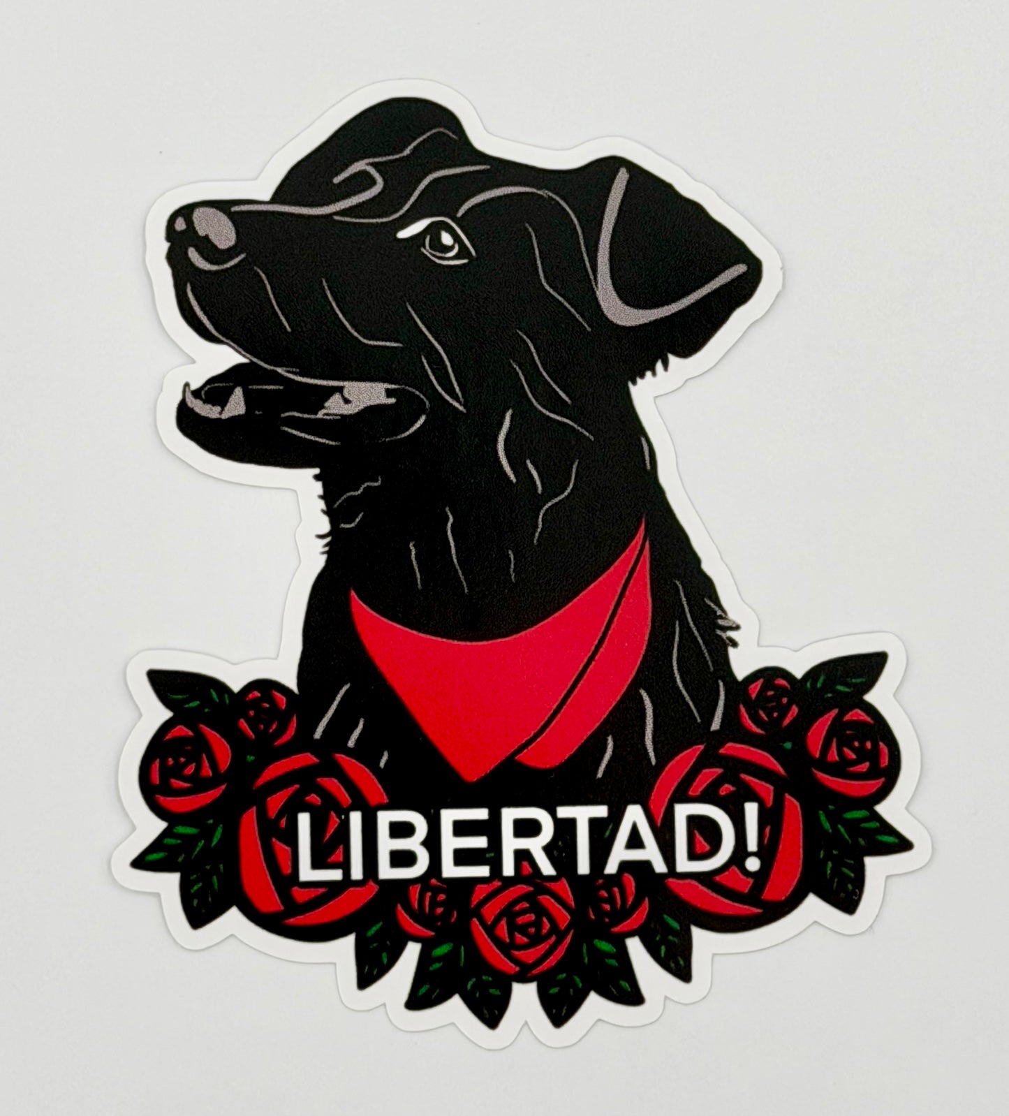 El Negro Matapacos Sticker Riot Dog Libertad Antifascist N002S