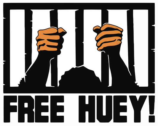 Free Huey P. Newton Sticker F014S