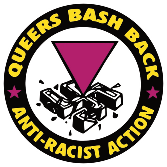 Queers Bash Back LGBTQ Anti-Fascist Antifa Sticker Q001S