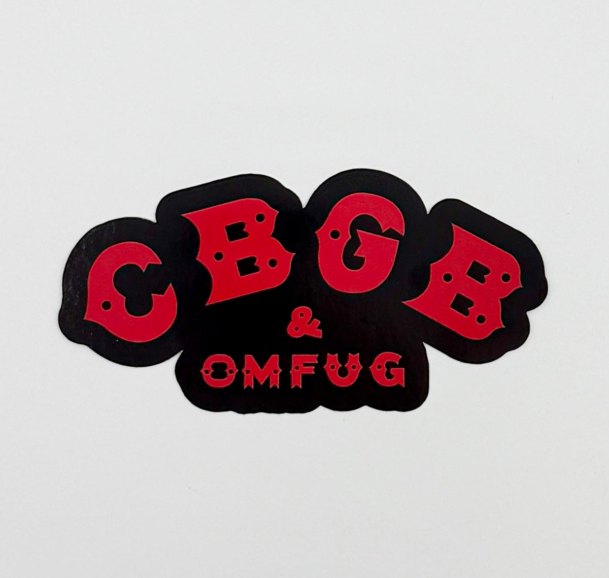 CBGB Punk Rock Hardcore Sticker C015S