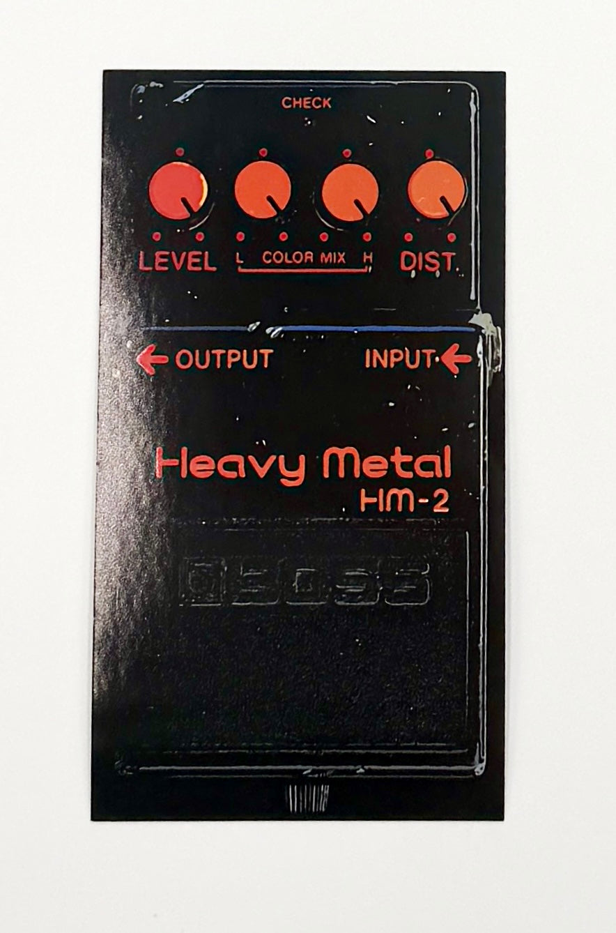 HM-2 Boss Heavy Metal Swedish Death Metal Sticker H004S