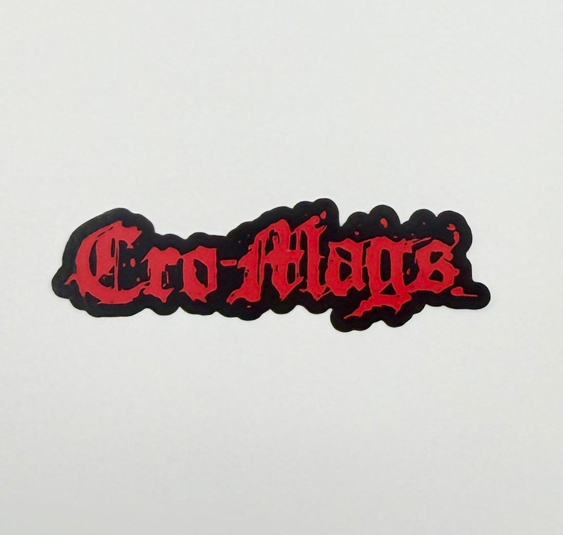 Cro-Mags Best Wishes Logo Sticker C017S