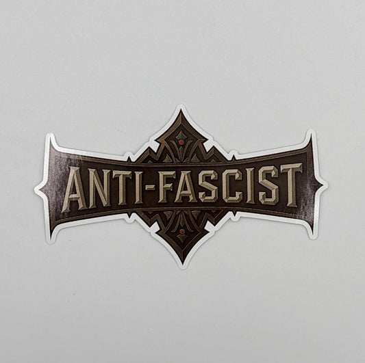 Anti-Fascist Death Metal Antifa Sticker A018S