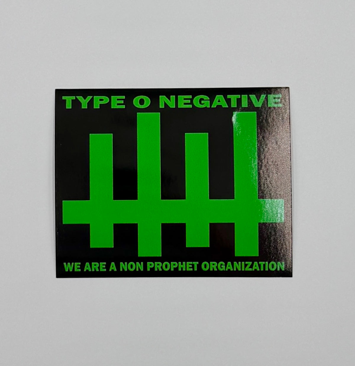 Type O Negative Non Profit Sticker T015S
